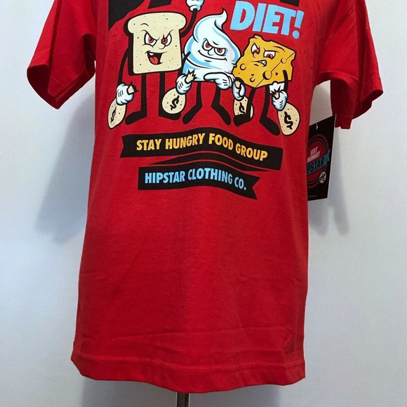 Hipstar NWT Red Graphic Shirt Men Various - Picture 5 of 10